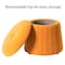 Fabulaxe 16 W, 14 H, Velvet, MDF Wood, Mustard QI004182.MD - alternate 2
